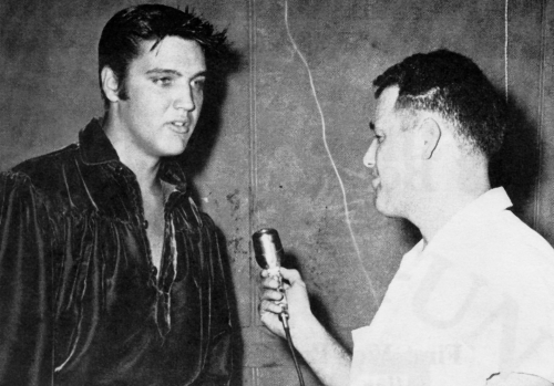 Jack Cristil and Elvis