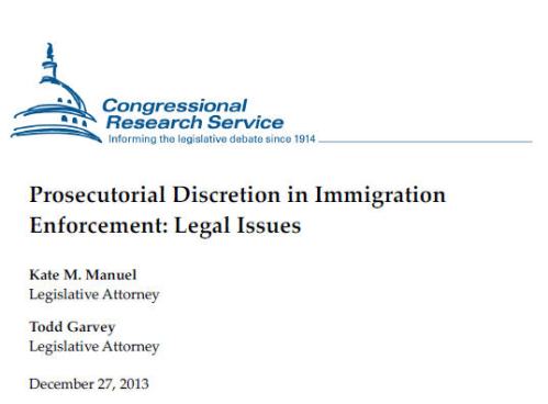 CRS - Prosecutorial Discretion in Immigration
