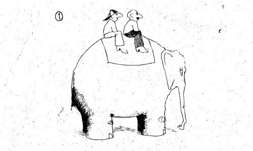 Two Guys on an Elephant